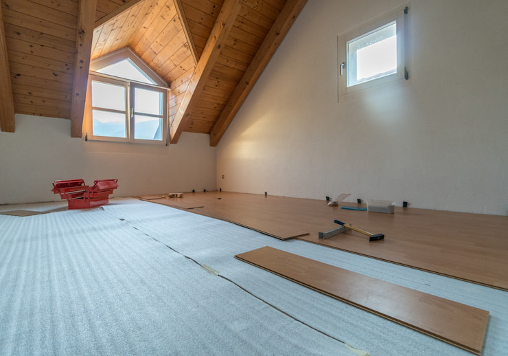 Isolant fibre de bois pour parquet STEICO floor