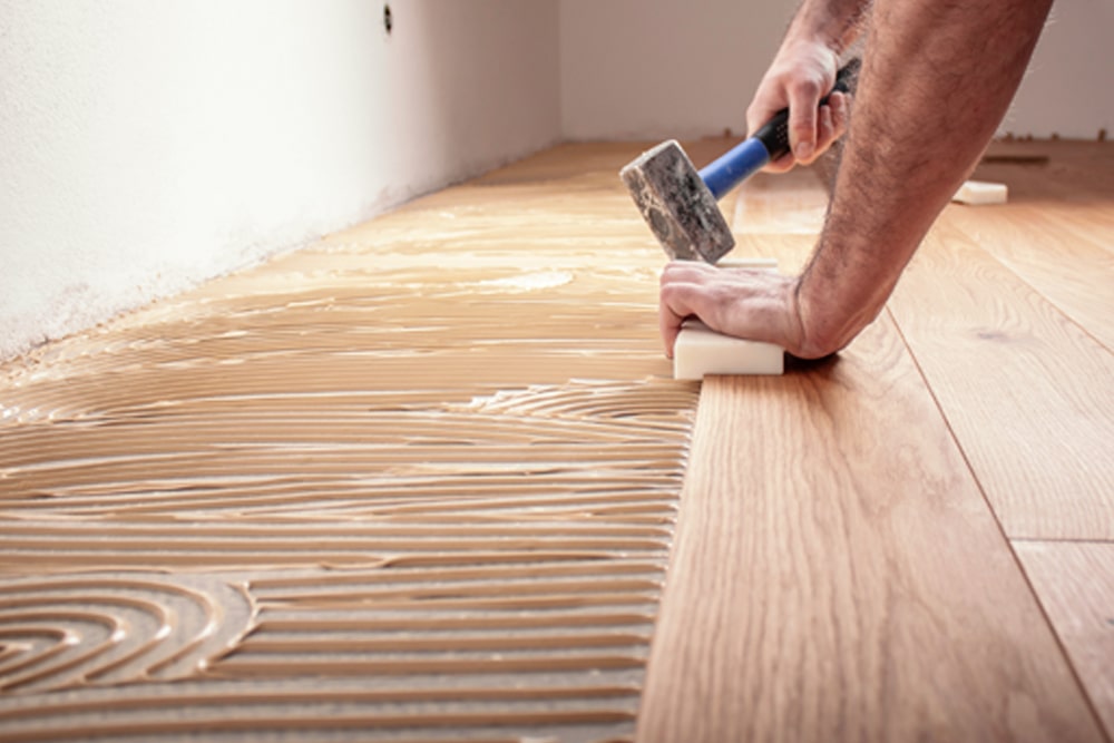 Pose de parquet