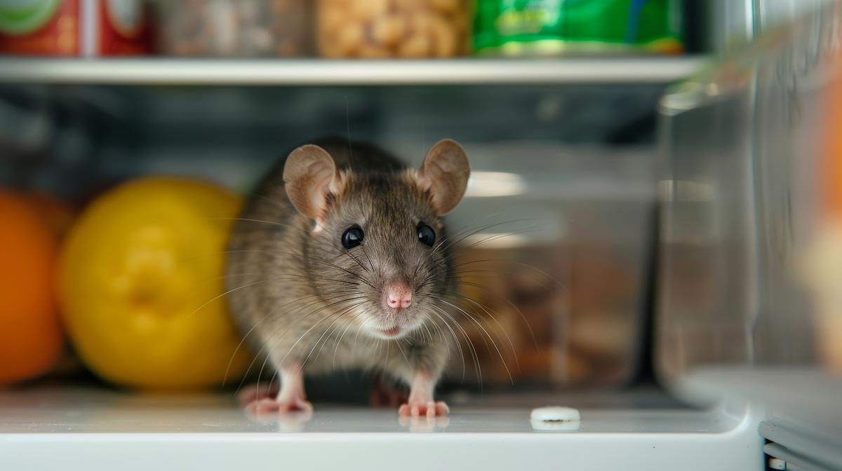 souris dans le frigo