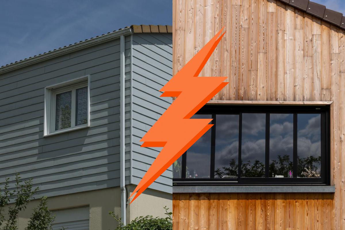 Comparatif entre bardage en bois et en composite