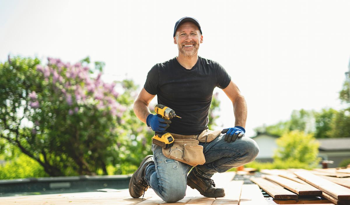 Comment construire une terrasse en poids sur des parpaings ?