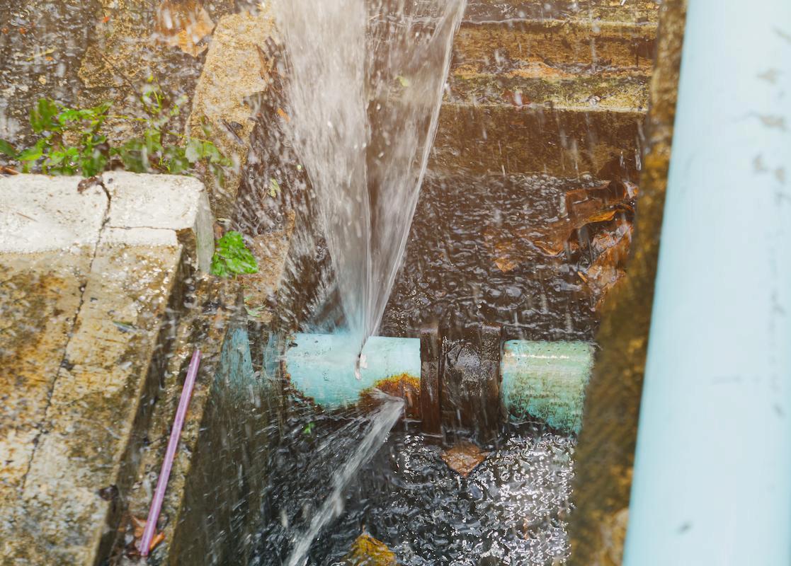 fuite d'eau canalisation