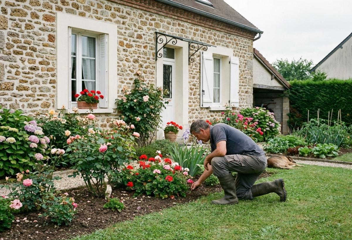 jardin fleuri fleurs qui restent fleuri toute lannée