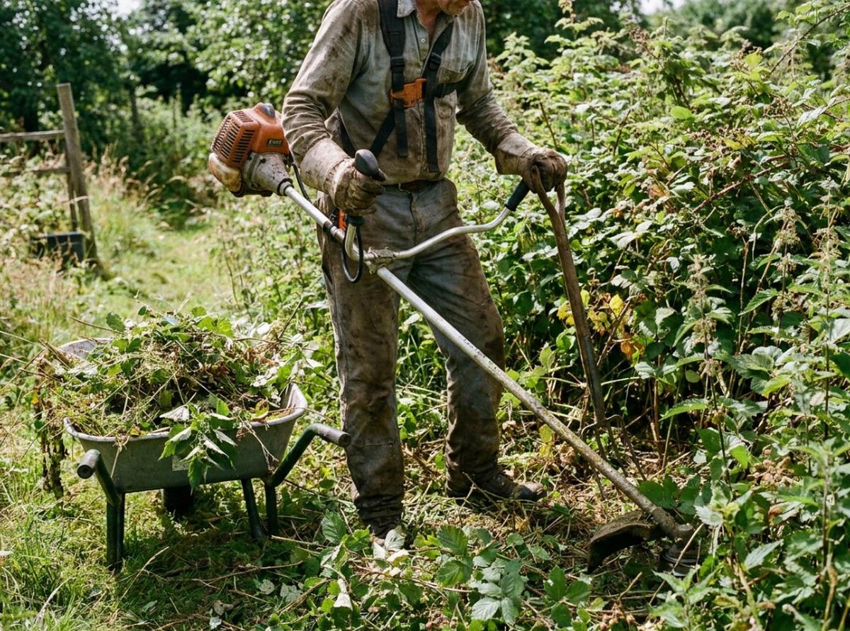 comment se debarasser des orties et des ronces qui envahissent votre jardin 