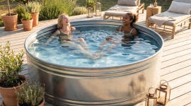 Fini les piscines enterrées : ce bassin tendance se pose en un week-end, coûte bien moins cher… 