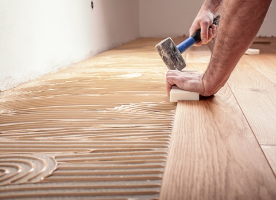 Pose de parquet