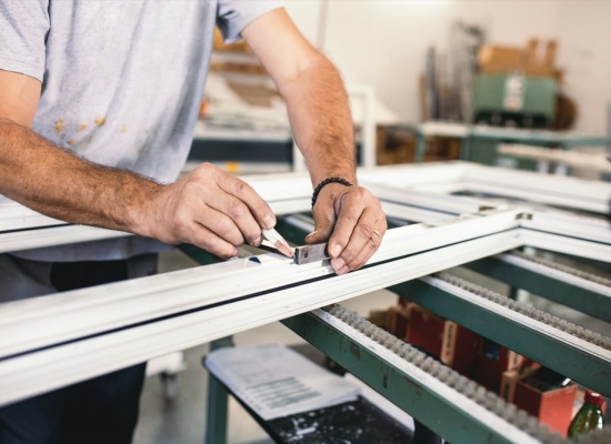 Travail sur une fenêtre