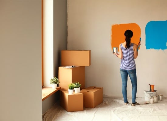 Peinture d'une pièce