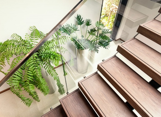 Escalier intérieur matériau