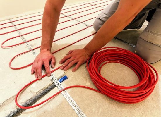 Installation plancher chauffant