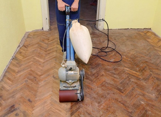Rénovation d'un vieux parquet