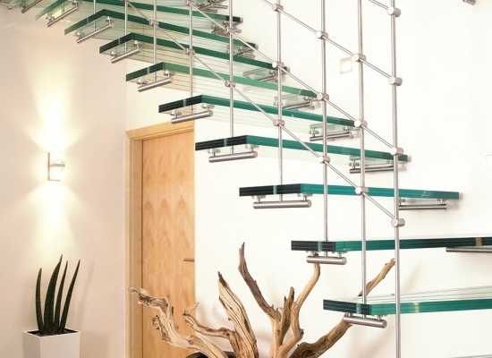 Prix pour un escalier en verre