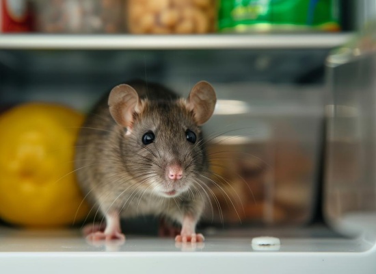 souris dans le frigo