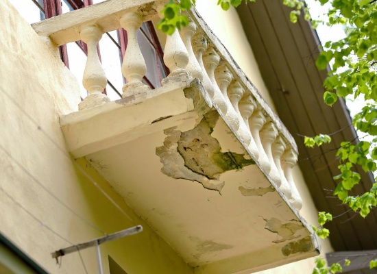 Balcon fragilisé