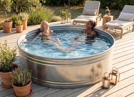 bassine style ferme americaine