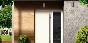 Porte d'entrée en PVC