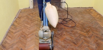 Rénovation d'un vieux parquet