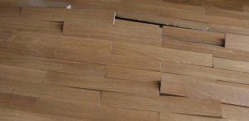 Parquet qui se décolle