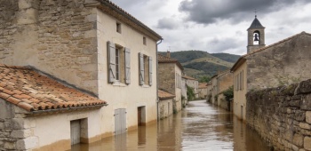 village inondé 