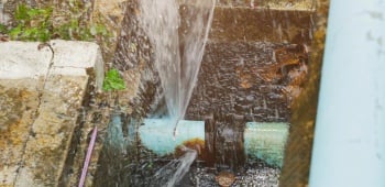 fuite d'eau canalisation