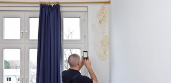 homme photographie humidite mur