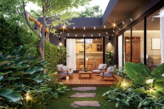 terrasse-bois-petit-jardin