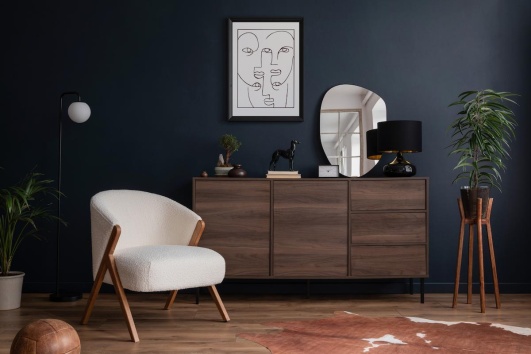 mystère et evasion pour la couleur bleu profond
