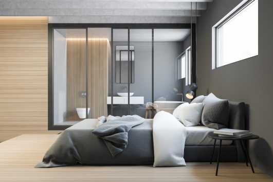 verriere pour séparer chambre et salle de bain