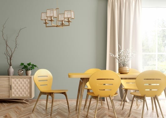 un rideau pour habiller les menuiseries