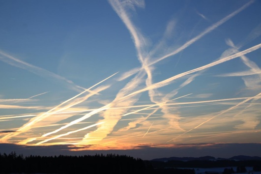 trafic aerien pollution