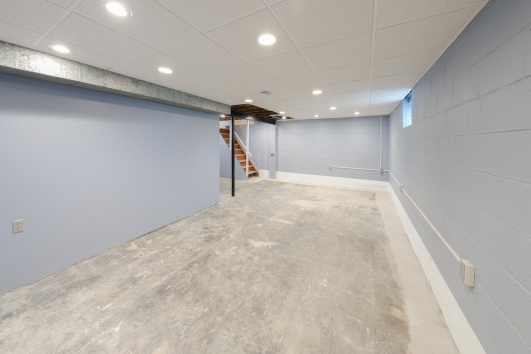 Sous-sol en travaux