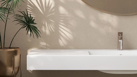 plantes dans salle de bain