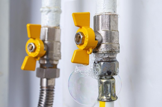 le savon pour detecter fuite de gaz