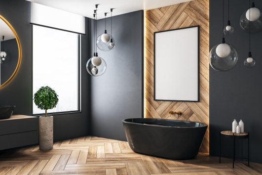 Baignoire noire