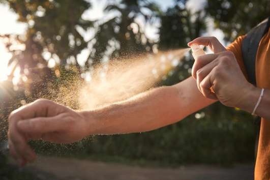 Vaporisation de produit anti-tiques