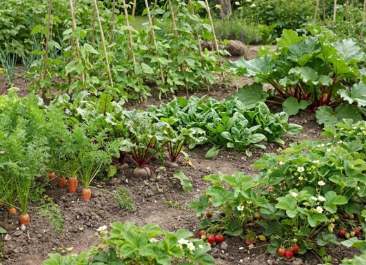 carottes et haricots 