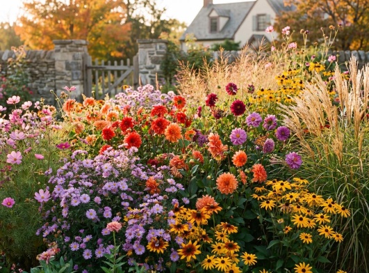 Dahlia, aster, chrysanthème, cosmos… 8 fleurs à planter dès maintenant pour un jardin coloré jusqu'aux premières gelées d'automne.