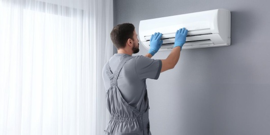 clim installée par un professionnel