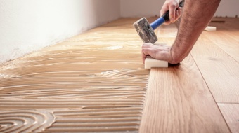 Pose de parquet