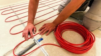 Installation plancher chauffant
