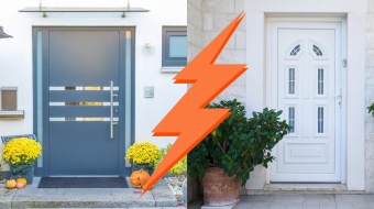 Porte alu ou porte PVC ? Le match pour bien choisir