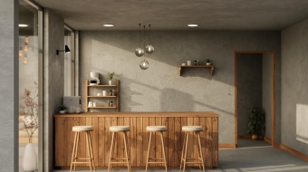 Cuisine en béton ciré