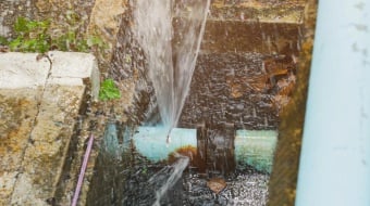 fuite d'eau canalisation