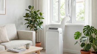 climatiseur monobloc dans un salon